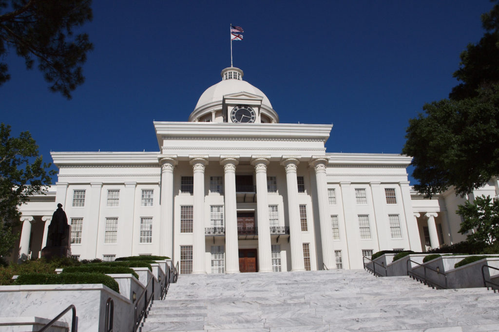 alabama state house white blue sky expungements